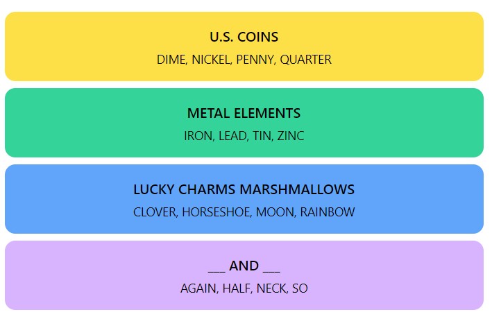 Connections Hints and Answers  - July 16, 2023, Puzzle #35