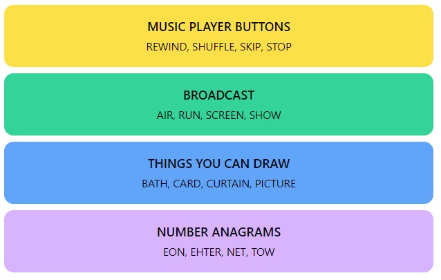 Connections Hints and Answers  - February 9, 2024, Puzzle #243